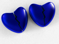 Broken chine hearts